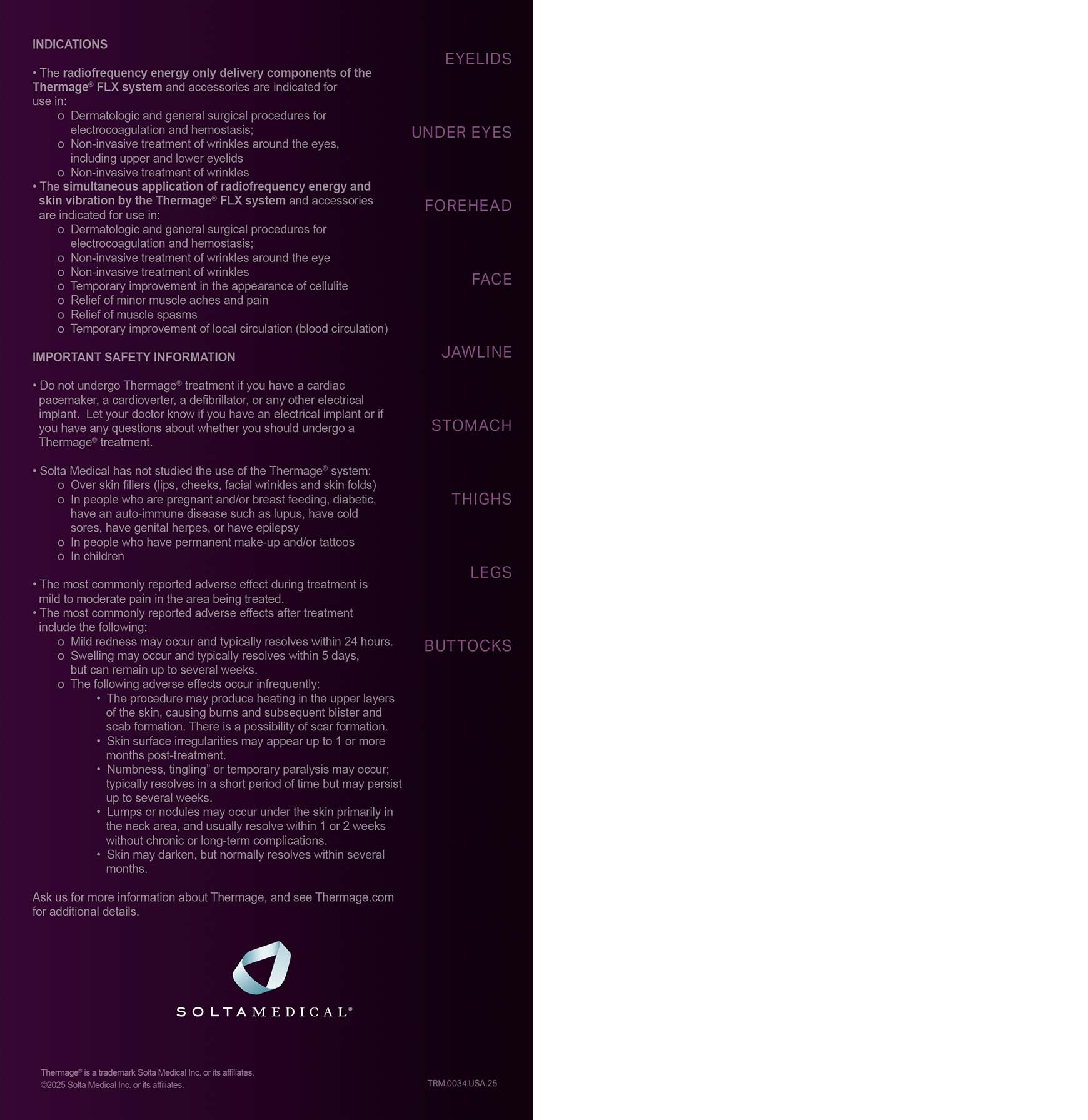 Thermage Collagen Campaign - Consumer Brochure