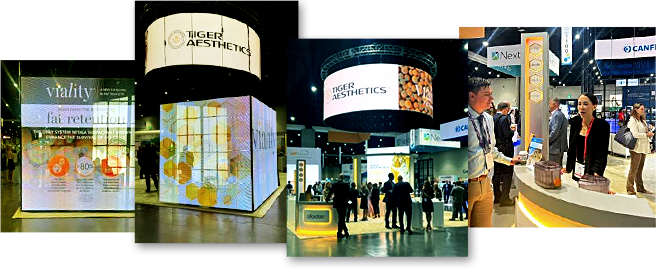 Tiger Aesthetics Trade Show Booth Graphics